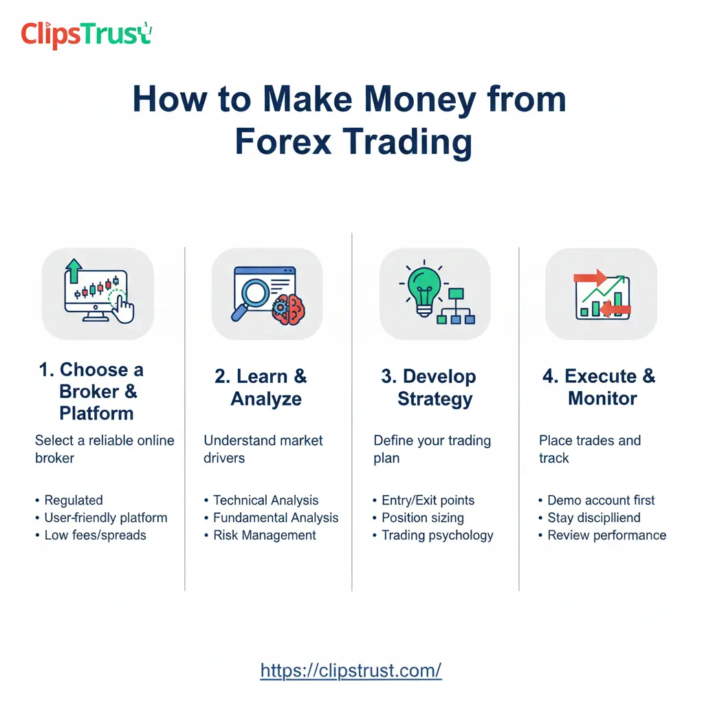 how to make money from forex trading
